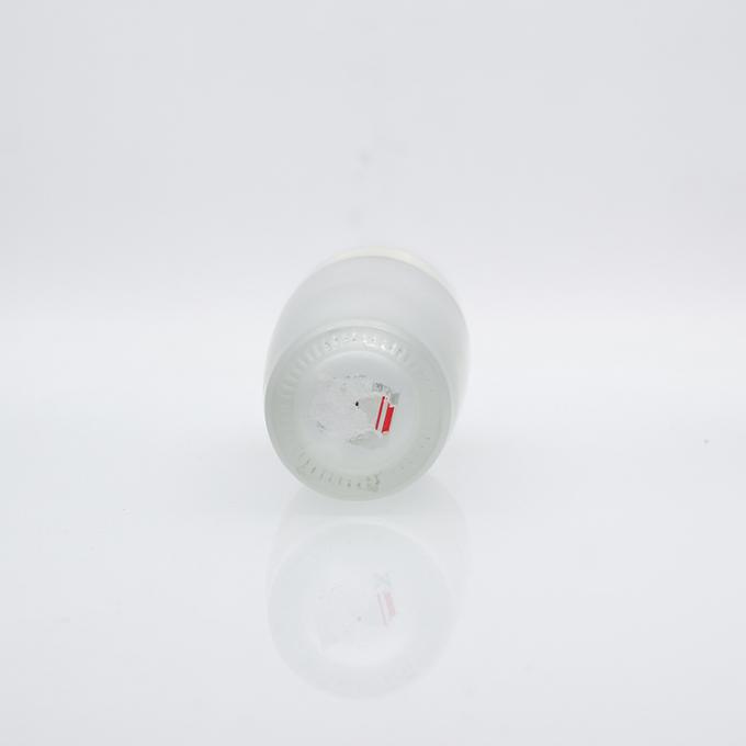 bouteille cosmétique de pompe de lotion de bouteille en verre de base de pompe et de couverture de l'or 50ml